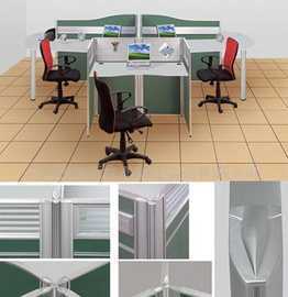 办公屏风(DP-PF001低隔断系列) 灵活高效的办公空间解决方案